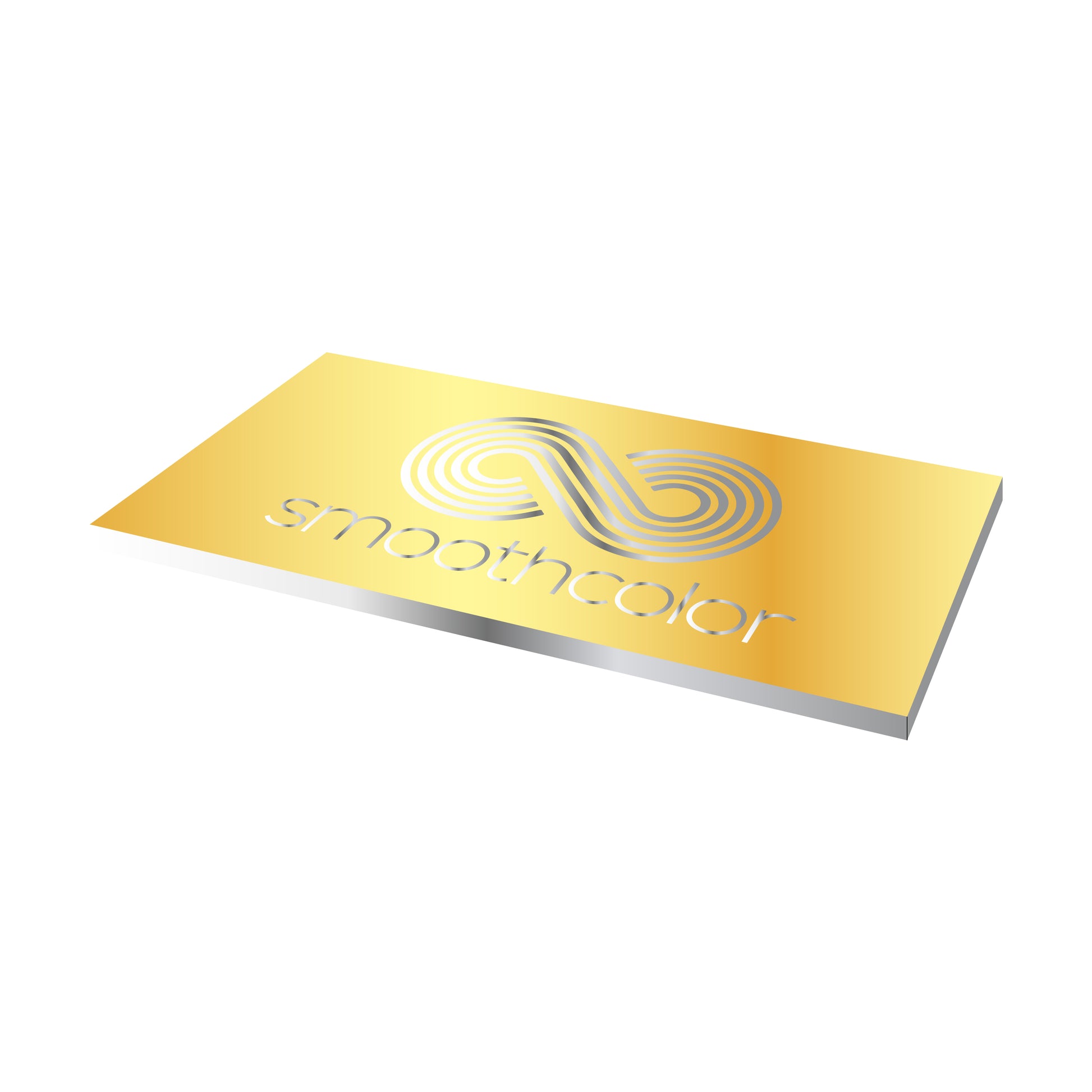Plaque aluminium anodisé mat Gravotech Gravoxal or sur base aluminium – gravure laser 1000x500mm — Smooth Color