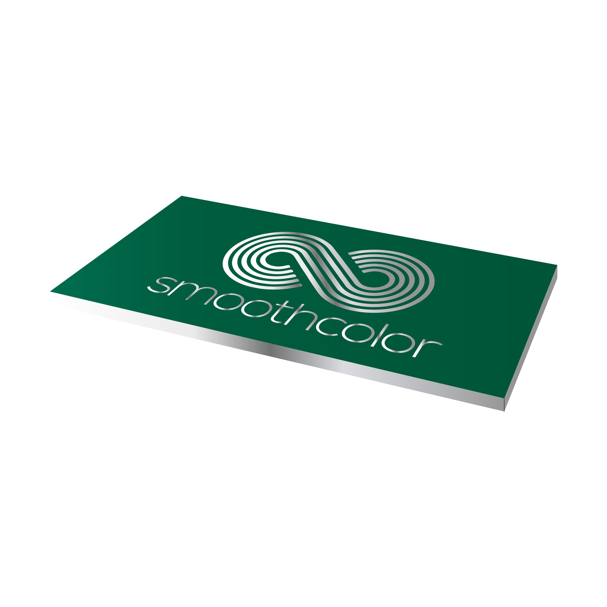 Plaque aluminium anodisé mat Gravotech Gravoxal vert sur base aluminium – gravure laser 1000x500mm — Smooth Color