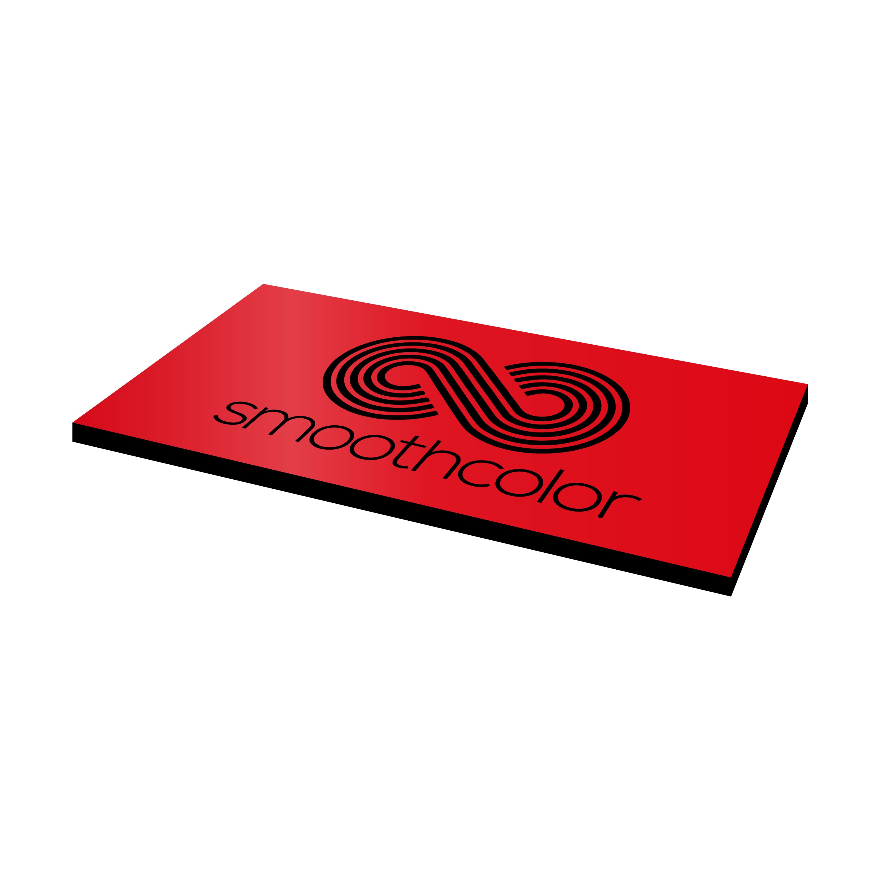 Plaque PMMA bi-couche Gravotech Gravoply ultra rouge sur base noir – gravure laser signalétique 610x305mm — Smooth Color