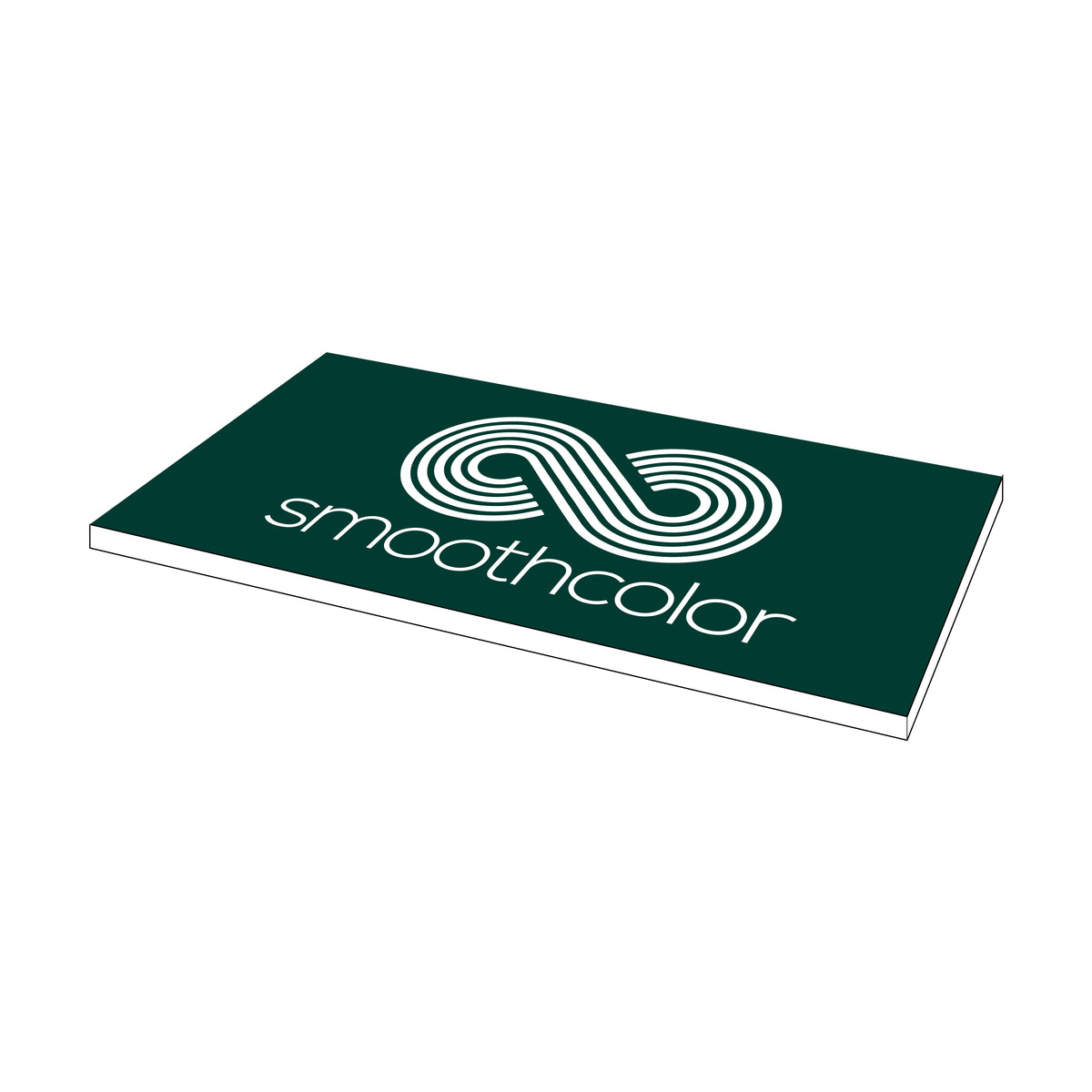 Plaque PMMA bi-couche Gravotech Gravoply ultra gris forêt sur base noir – gravure laser signalétique 610x305mm — Smooth Color