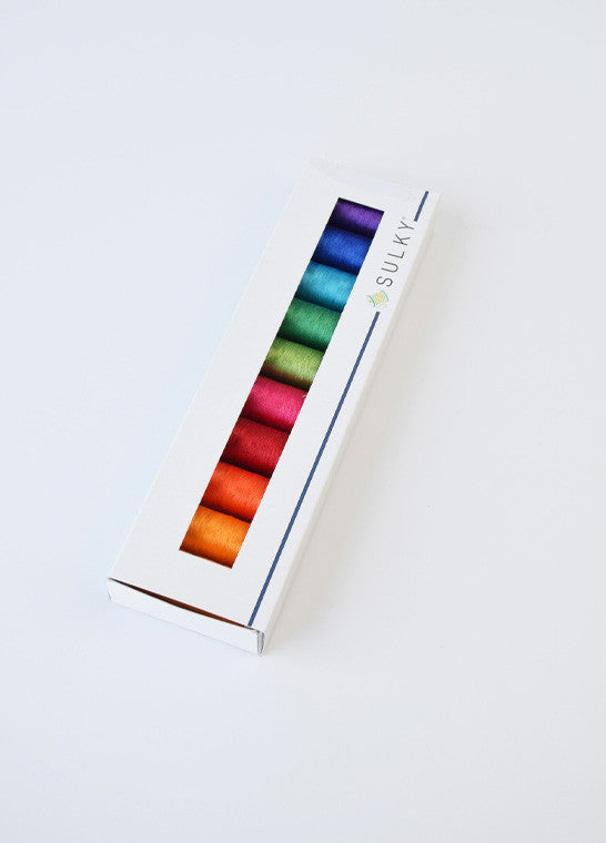 Assortiment 10 Bobines POLY DECO Gunold — Fil Polyester Décoratif 225 m