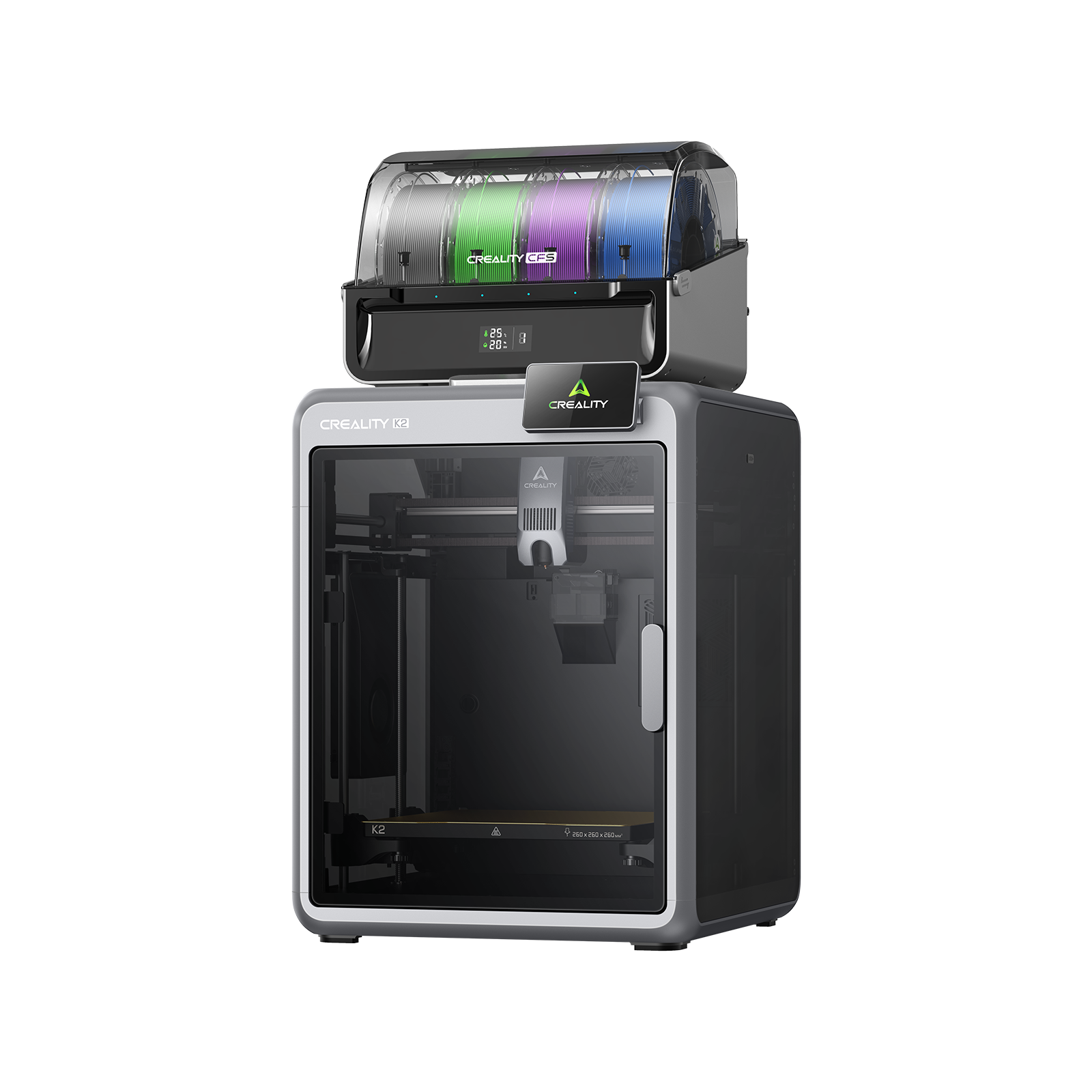 Creality K2 Combo — Imprimante 3D + CFS — vue ensemble