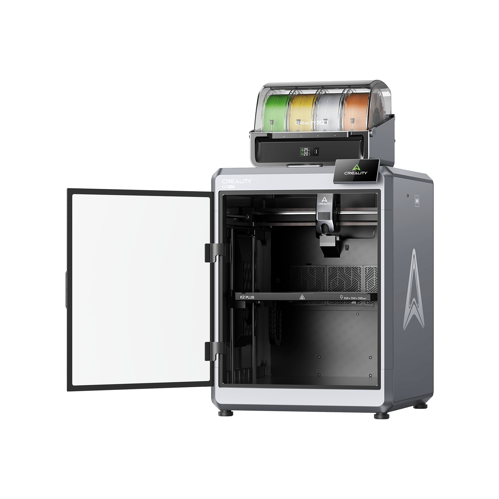 Creality K2 Plus — vue principale 3/4