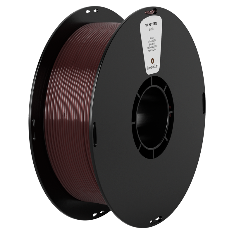 Kexcelled-PETG-k5-Transparent-Brown  — Smooth Color