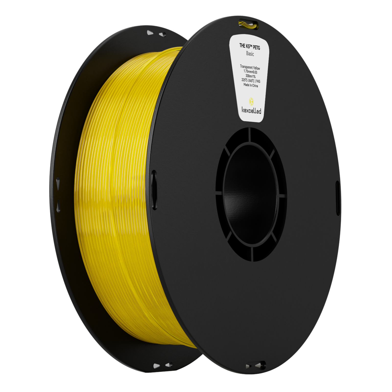 Kexcelled-PETG-k5-Transparent-Yellow — Smooth Color