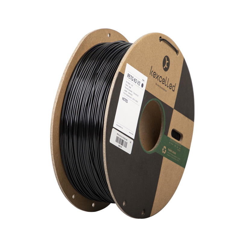 Filament PETG Kexcelled K5 noir – impression 3D 1,75mm 1kg — Smooth Color