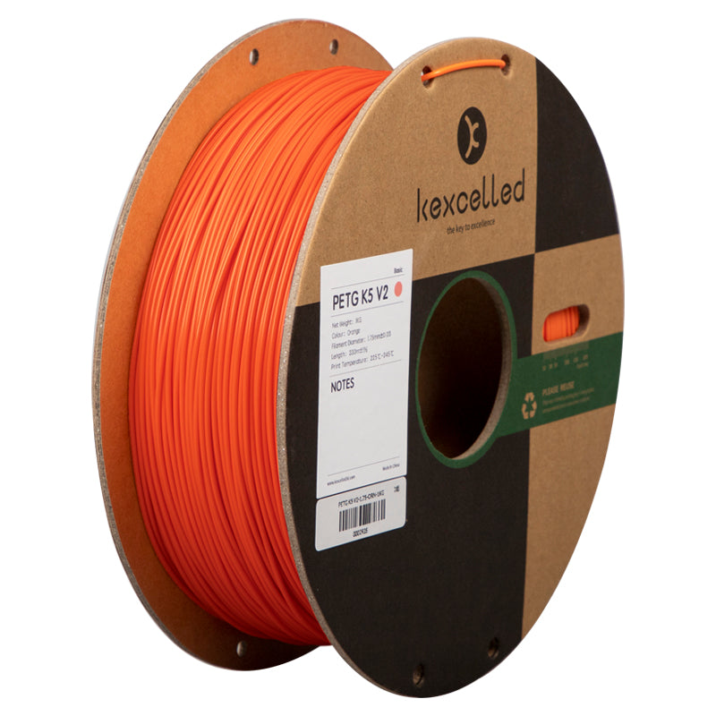 Filament PETG Kexcelled K5 orange – impression 3D 1,75mm 1kg — Smooth Color