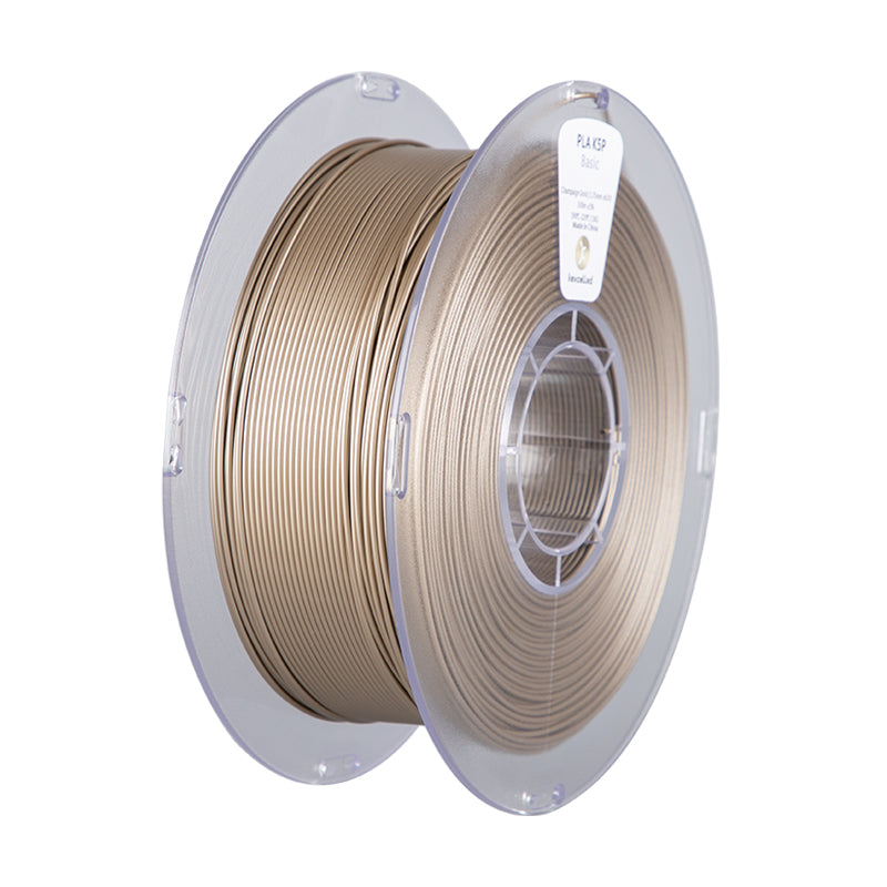 Filament PLA métallique Kexcelled K5P or champagne – lustre brillant sans post-traitement impression 3D 1,75mm 1kg — Smooth Color