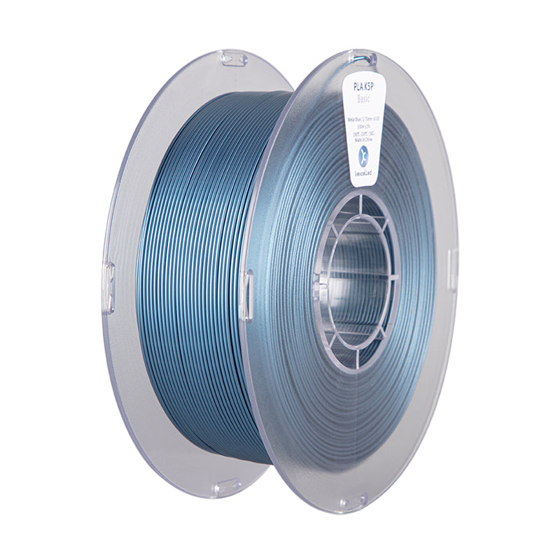 Filament PLA métallique Kexcelled K5P bleu métal – lustre brillant sans post-traitement impression 3D 1,75mm 1kg — Smooth Color