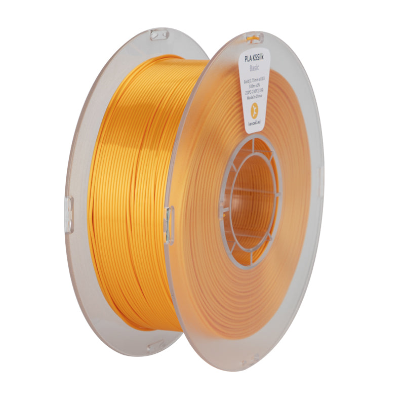 Filament PLA soyeux Kexcelled K5 Silk or – surface brillante lisse impression 3D 1,75mm 1kg — Smooth Color