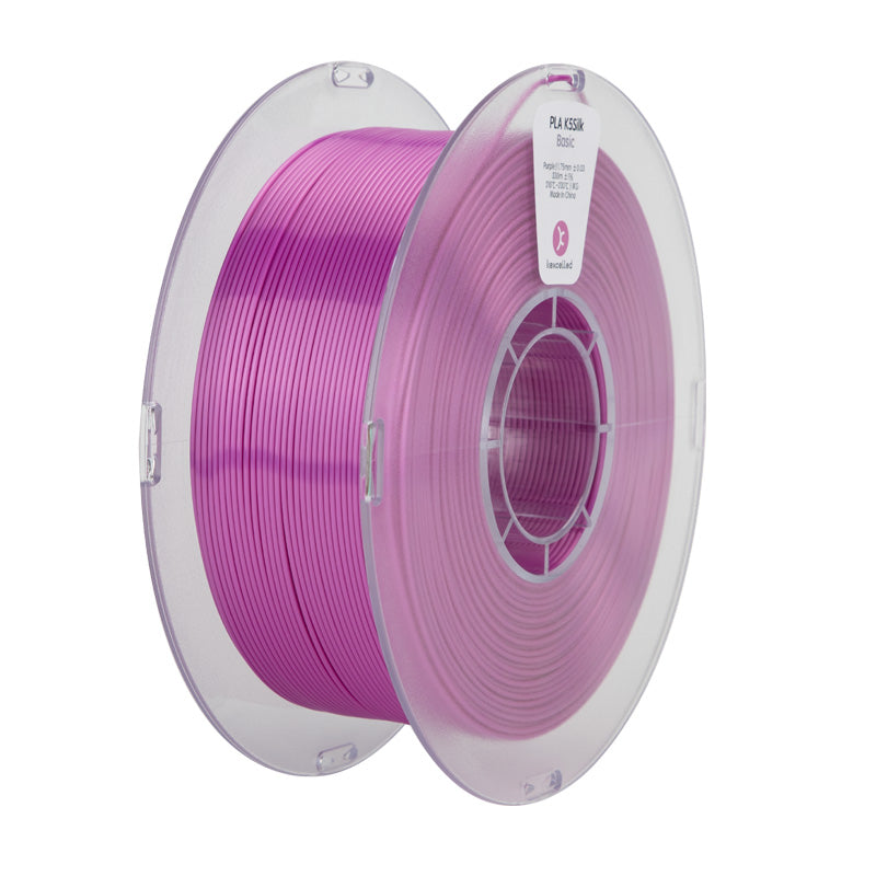 Filament PLA soyeux Kexcelled K5 Silk violet – surface brillante lisse impression 3D 1,75mm 1kg — Smooth Color