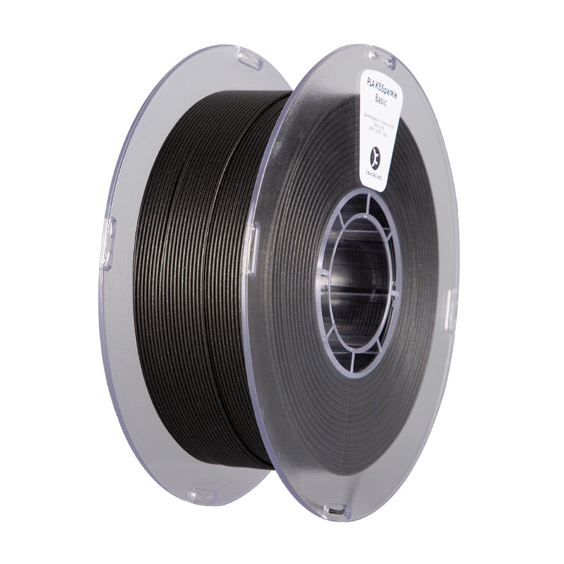 Filament PLA scintillant Kexcelled K5 Sparkle noir – éclat lumineux créations décoratives impression 3D 1,75mm 1kg — Smooth Color