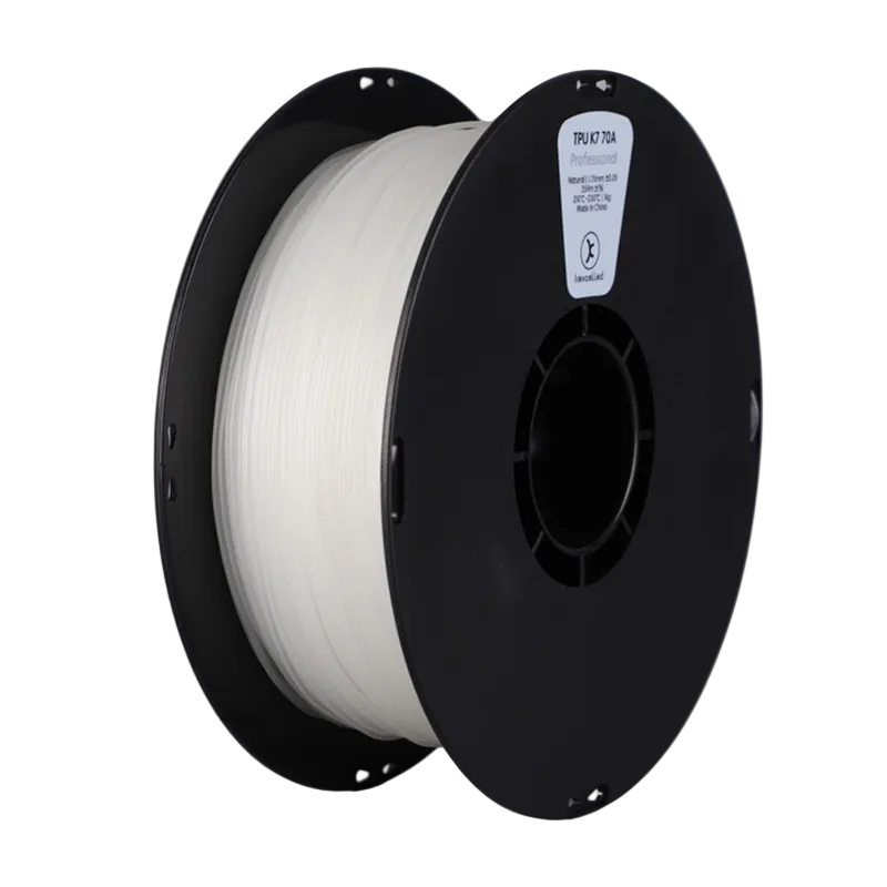 Filament TPU Kexcelled K8 70A naturel Shore 70A souple – impression 3D 1,75mm 1kg — Smooth Color