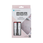 Silhouette Kit Stylos Chauffants - 2 stylos 1mm 2.5mm foil argent or ruban masquage application chaleur