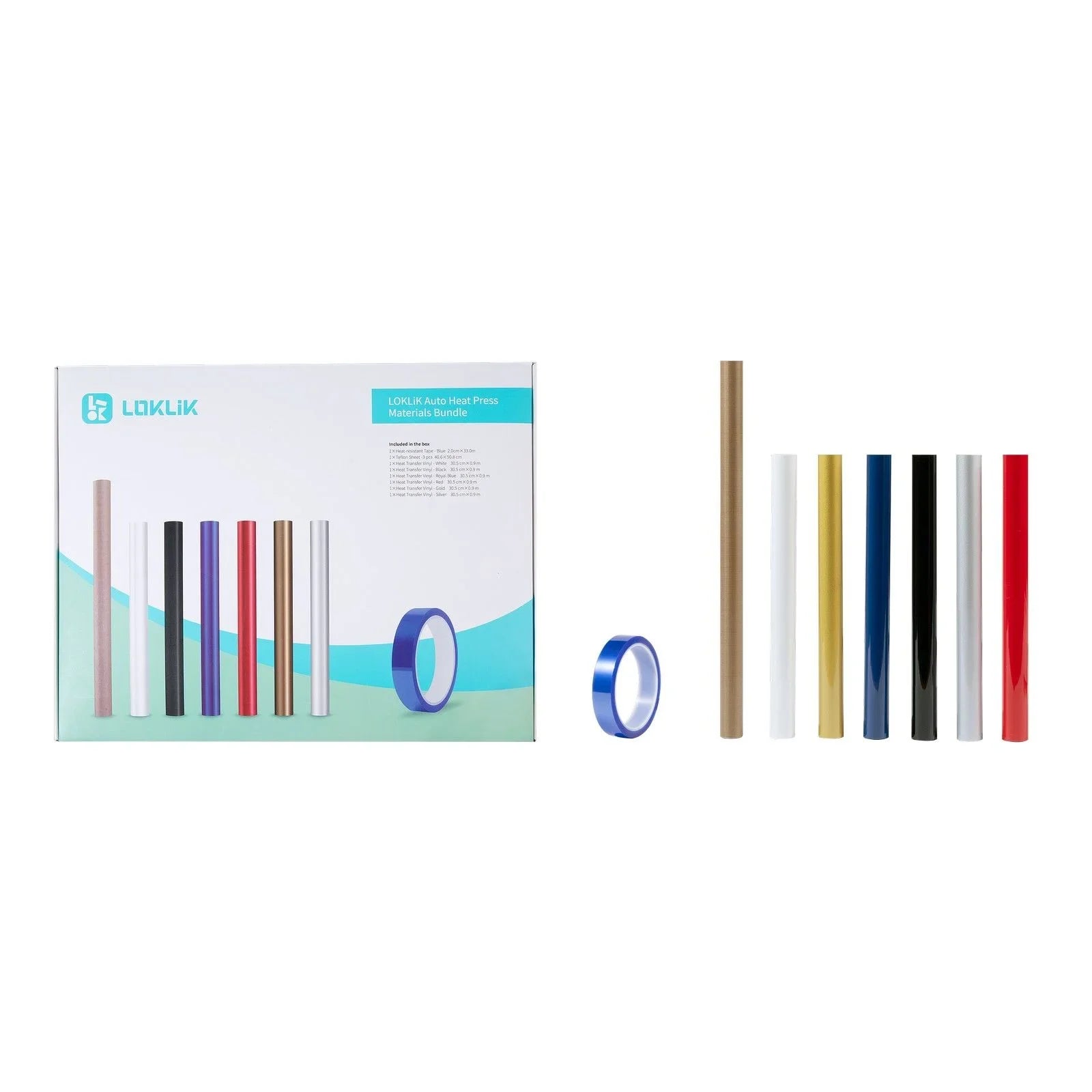 LOKLiK Kit de démarrage pour Auto Heat Press & Auto 2 Smart