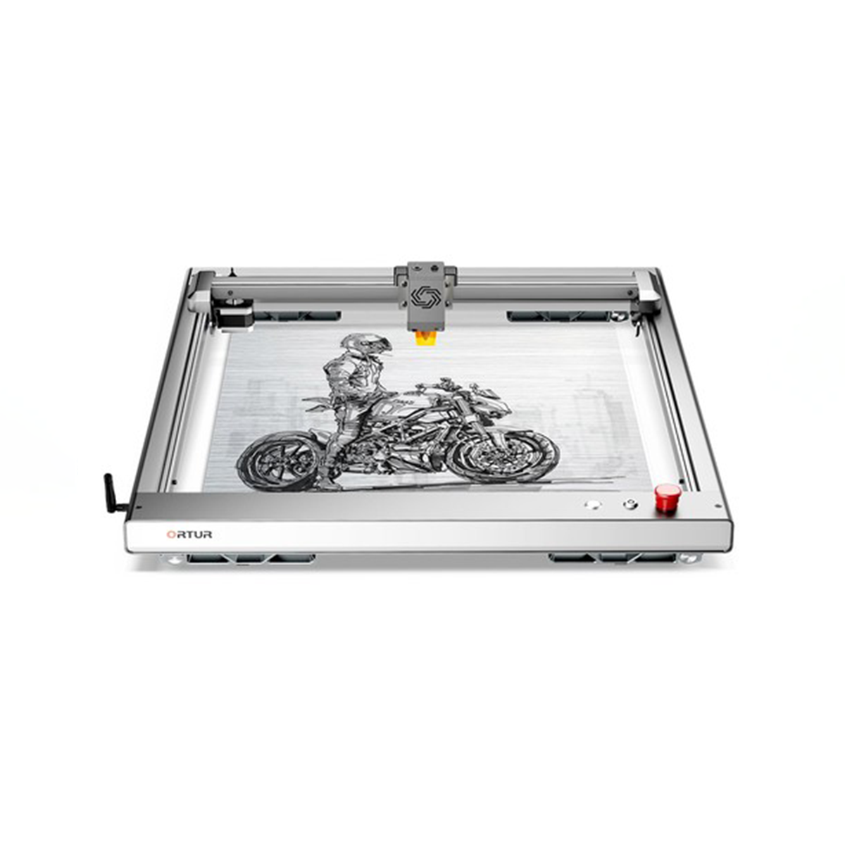 ORTUR LM3 graveur laser vue de face module laser