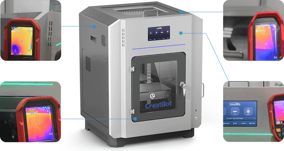 CreatBot PEEK-250 – Imprimante 3D Professionnelle Ultra Haute Température