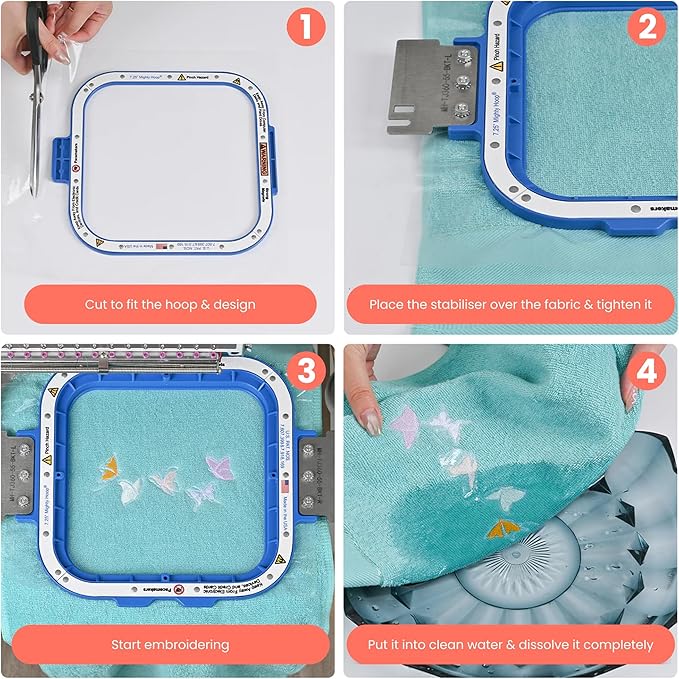PooLin-Stabilisateur-Hydrosoluble-Adhesif-Broderie-exemples — Smooth Color