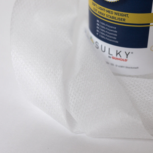 SULKY SOFT'N SHEER PLUS — Stabilisateur Non Tissé à Découper 55g/m²
