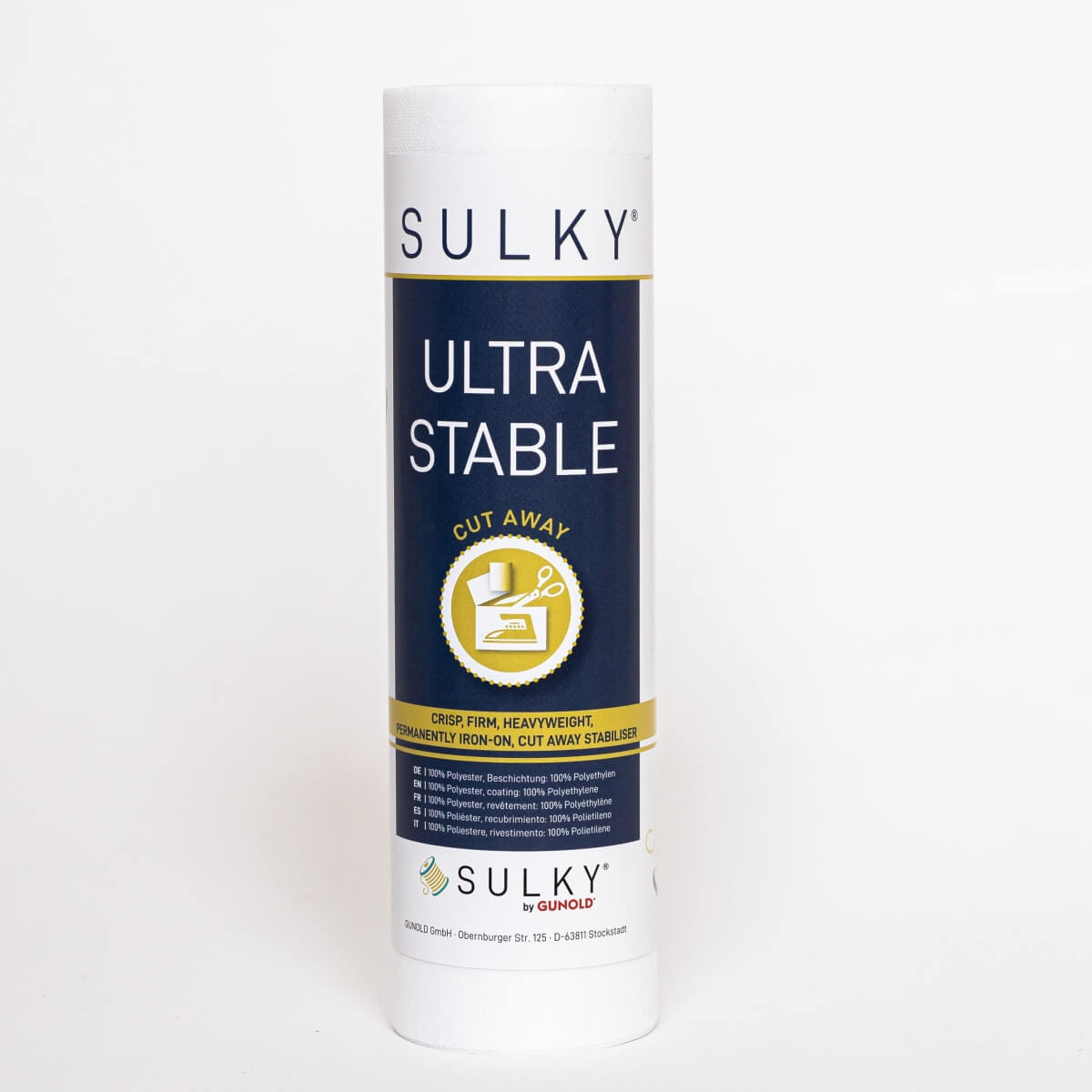 SULKY ULTRA STABLE Blanc — stabilisateur thermocollant permanent à découper 115g/m²