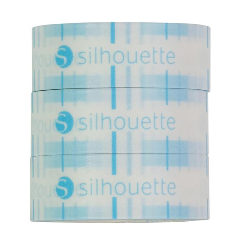 Silhouette Masking Tape - pack 3 rubans 15mm x 6m fixation masquage film thermique decoupe gravure