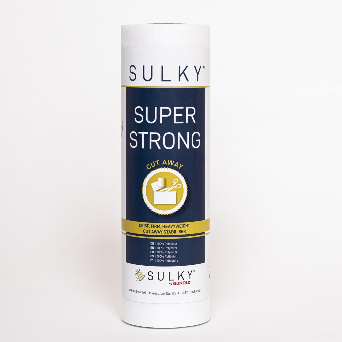 SULKY SUPER STRONG Blanc — stabilisateur non tissé à découper 80g/m²