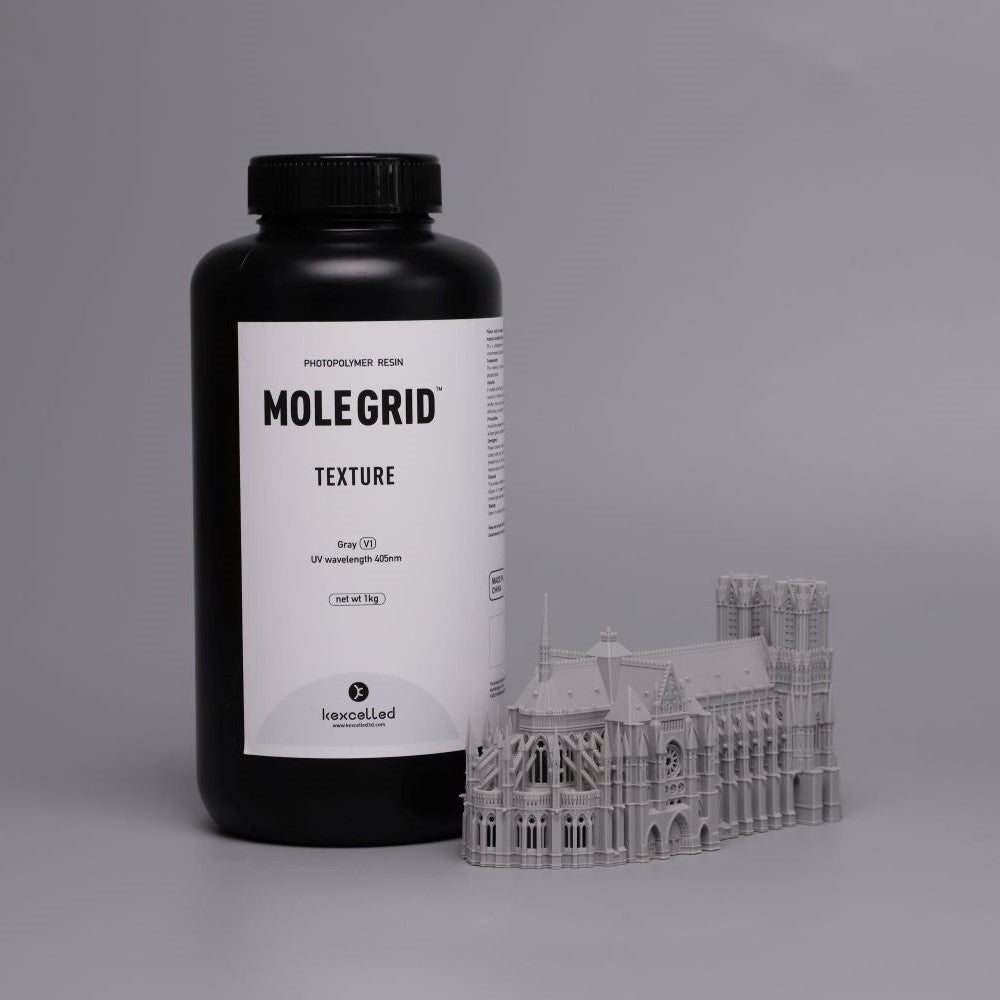 Kexcelled MOLEGRID Texture Gray Résine Matte LCD DLP 1kg