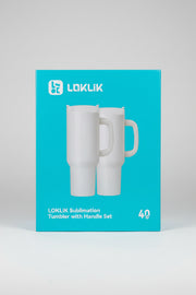 LOKLiK Gobelet de Sublimation 40 oz avec Anse