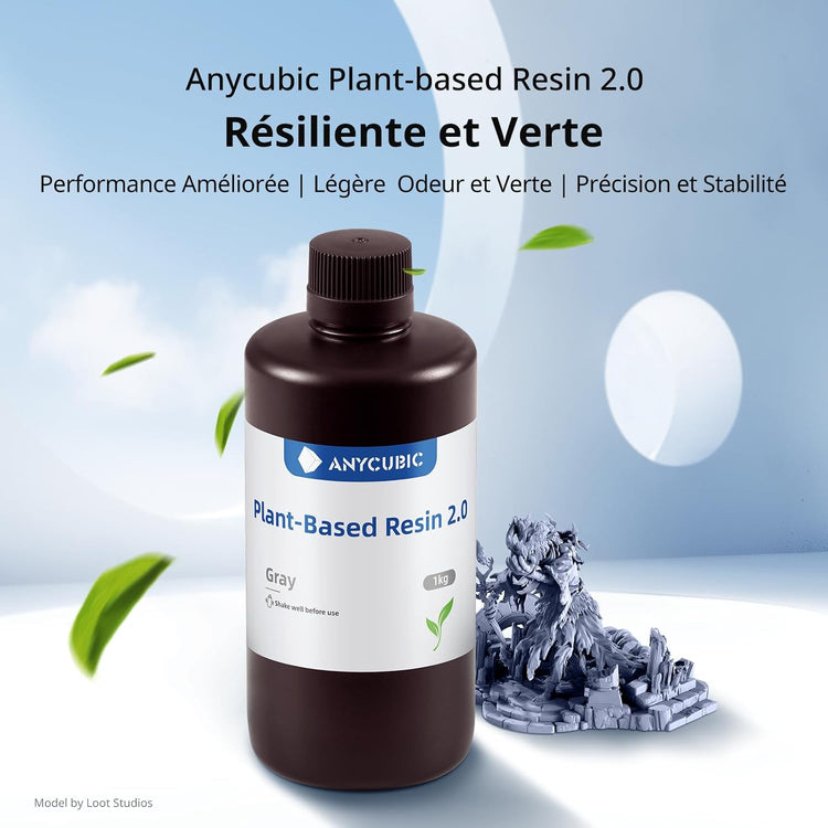 anycubic-plant-based-résine-2.0 — Smooth Color