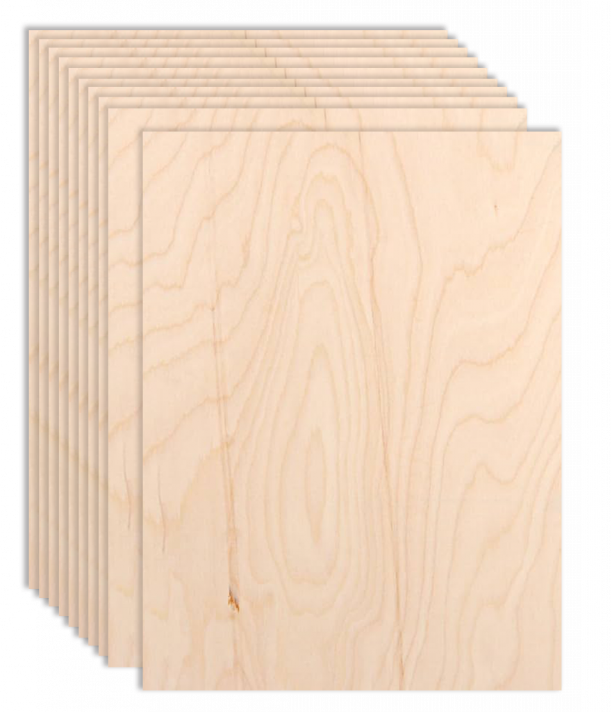 Lot de 10 planches de balsa format A3 posées à plat — Smooth Color
