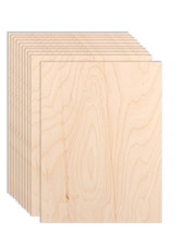 Lot de 10 planches de balsa format A4 posées à plat — Smooth Color