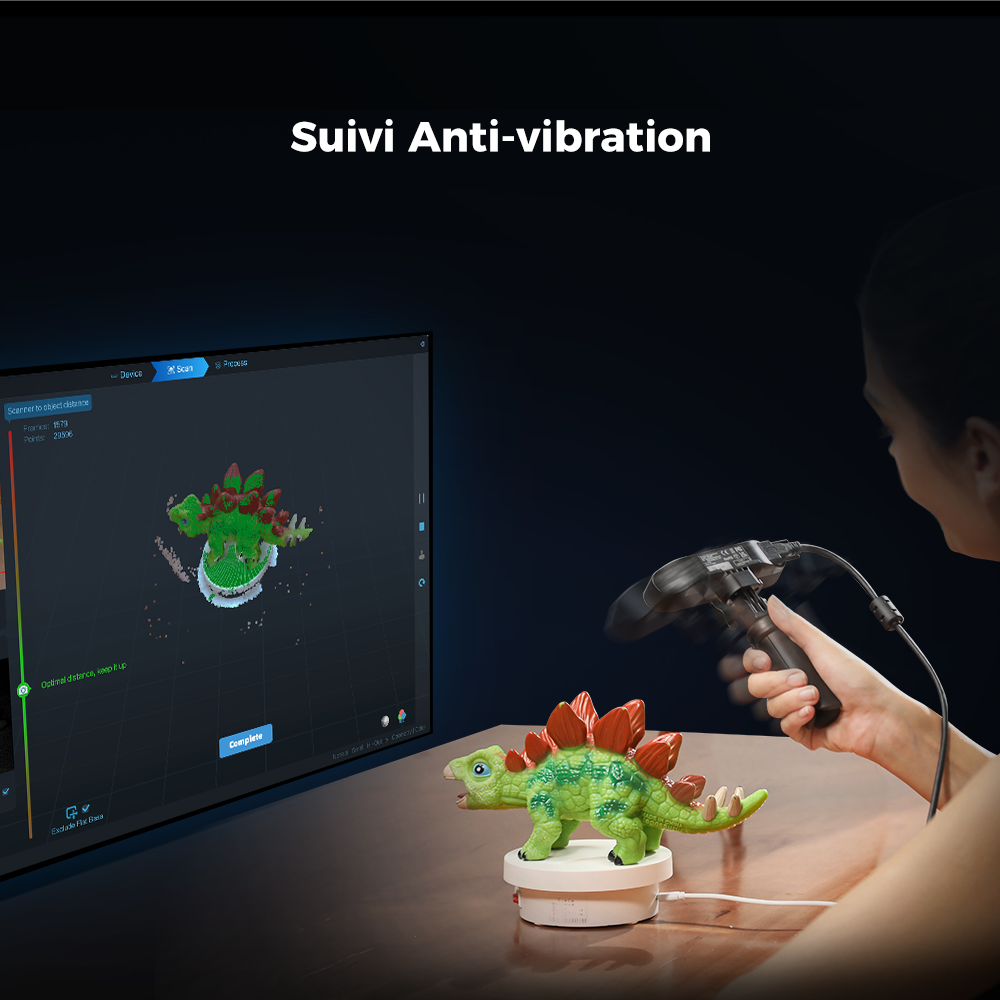 Scan d'objet avec Creality CR-Scan Ferret Pro — précision 0,1mm sans marqueurs