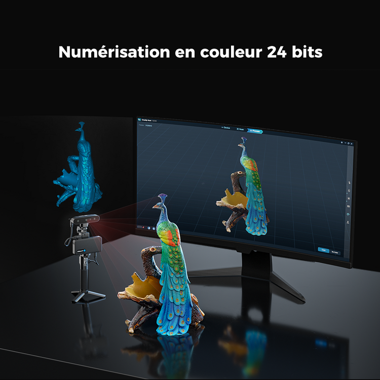 Comparatif Creality CR-Scan Ferret vs Ferret Pro — double IR lumière structurée scan corps humain