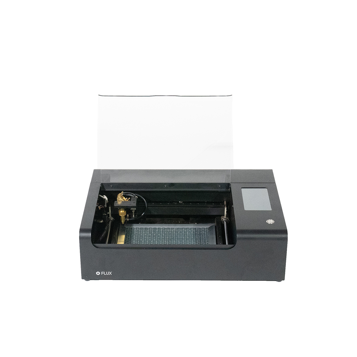 FLUX Beamo couvercle ouvert zone de travail 300x210mm