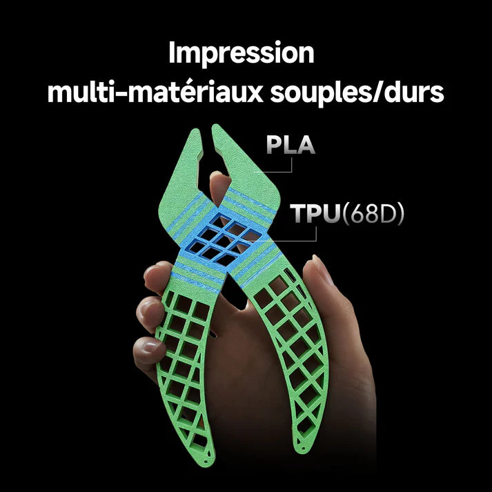 Anycubic Kobra X – Imprimante 3D Multicolore 4 Couleurs & Détection IA
