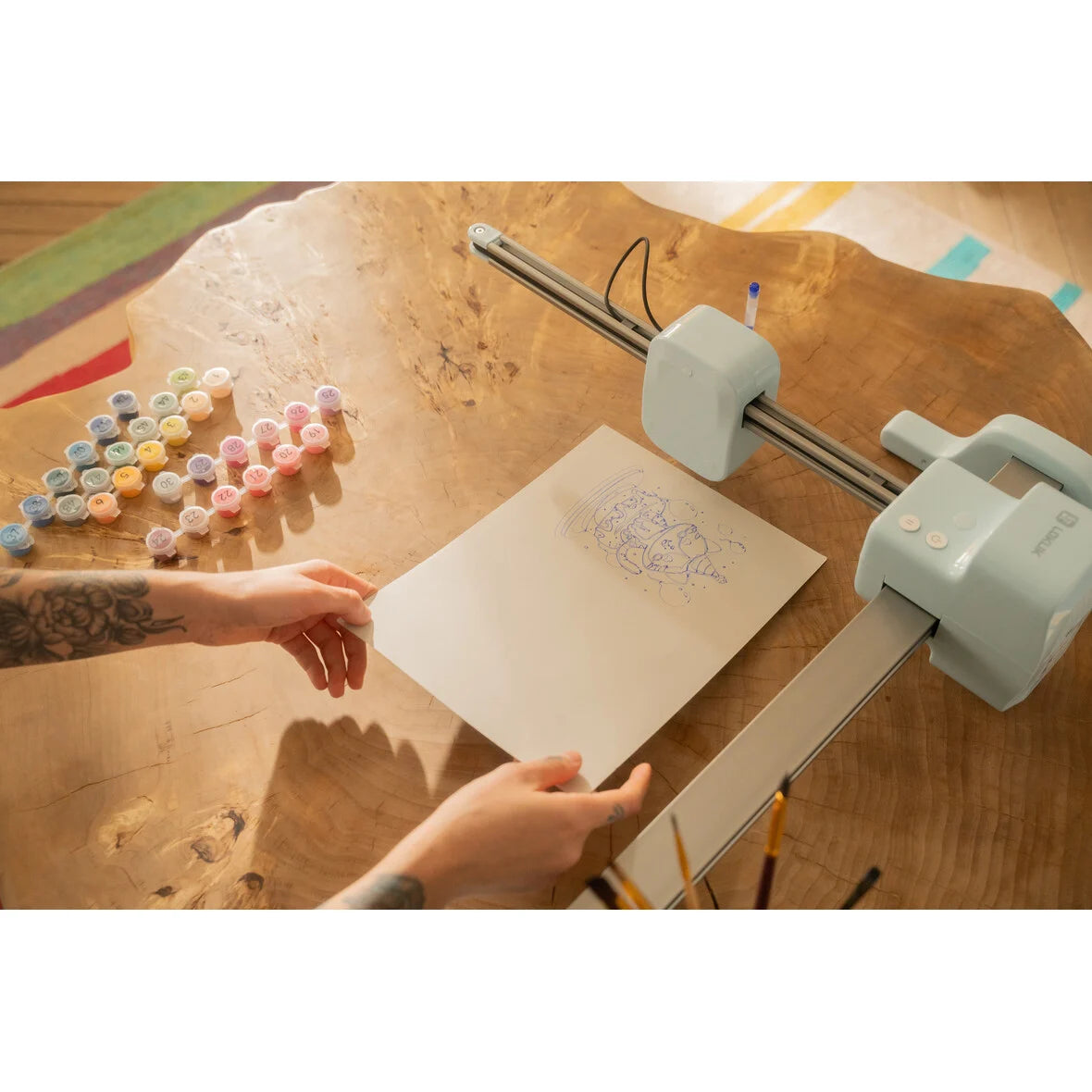 LOKLiK Kit Peinture Acrylique 48 Couleurs