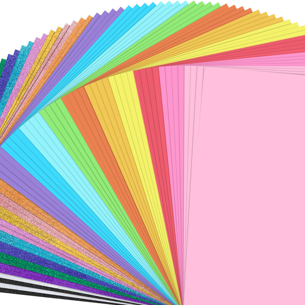LOKLiK Cardstock Bundle feuilles unies 180g 20 couleurs vibrantes
