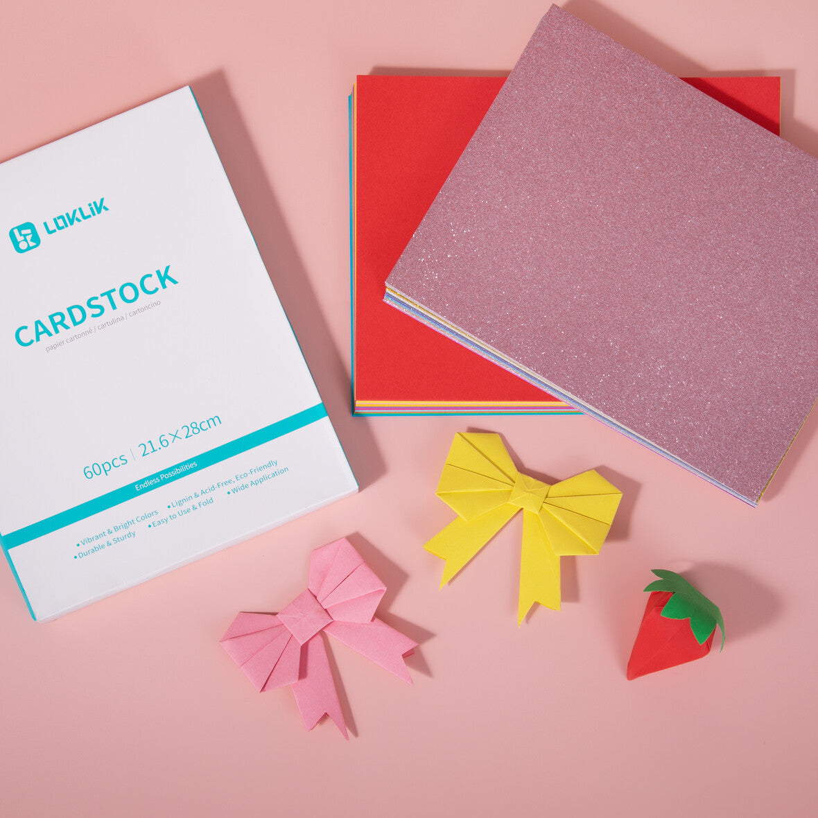 LOKLiK Cardstock cartes de vœux superposition gaufrage projets DIY