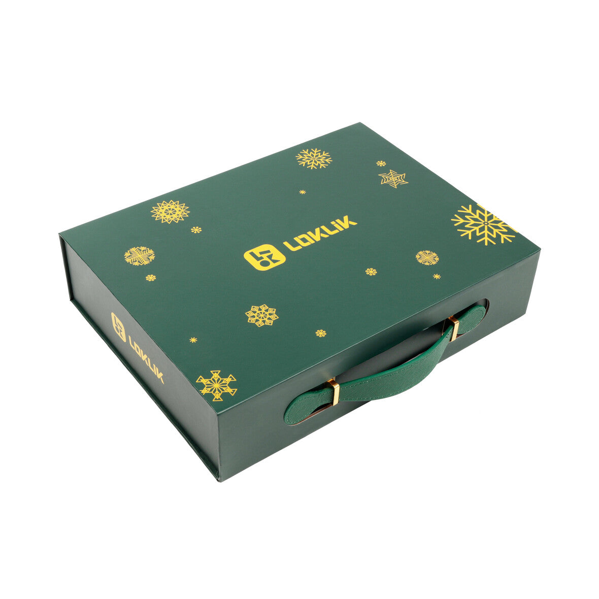 LOKLiK Christmas Box vinyle adhésif papier cartonné pailleté