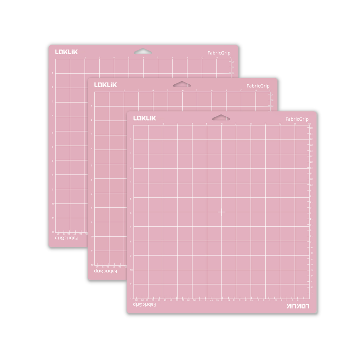 LOKLiK Tapis de Coupe Rose Fabric Grip — lot de 3 — vue 2