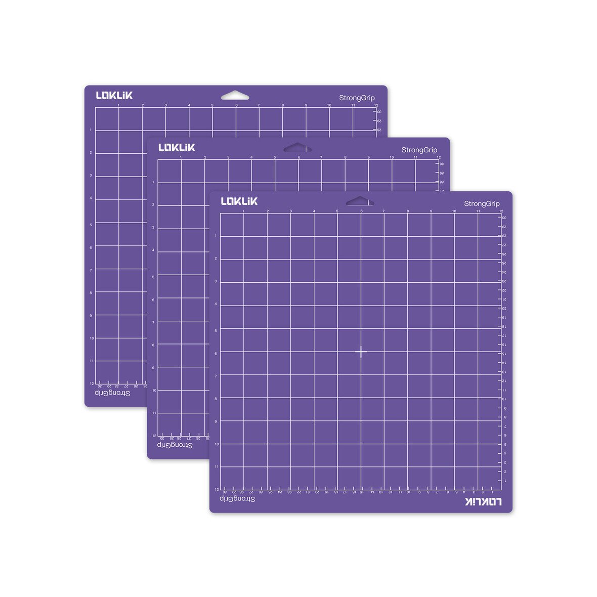 LOKLiK Tapis de Coupe Violet Hard Grip — lot de 3 — vue 2