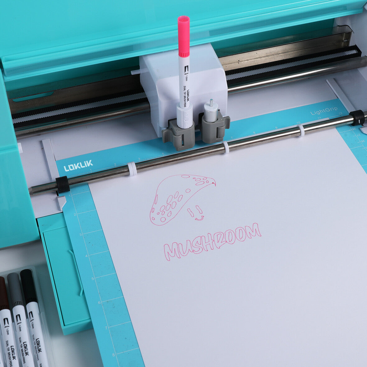 LOKLiK Feutres Double Pointe 12 Couleurs pour Plotter
