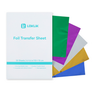 LOKLiK Foil Transfer Sheets Bundle 5 couleurs — lot de 50 — vue principale