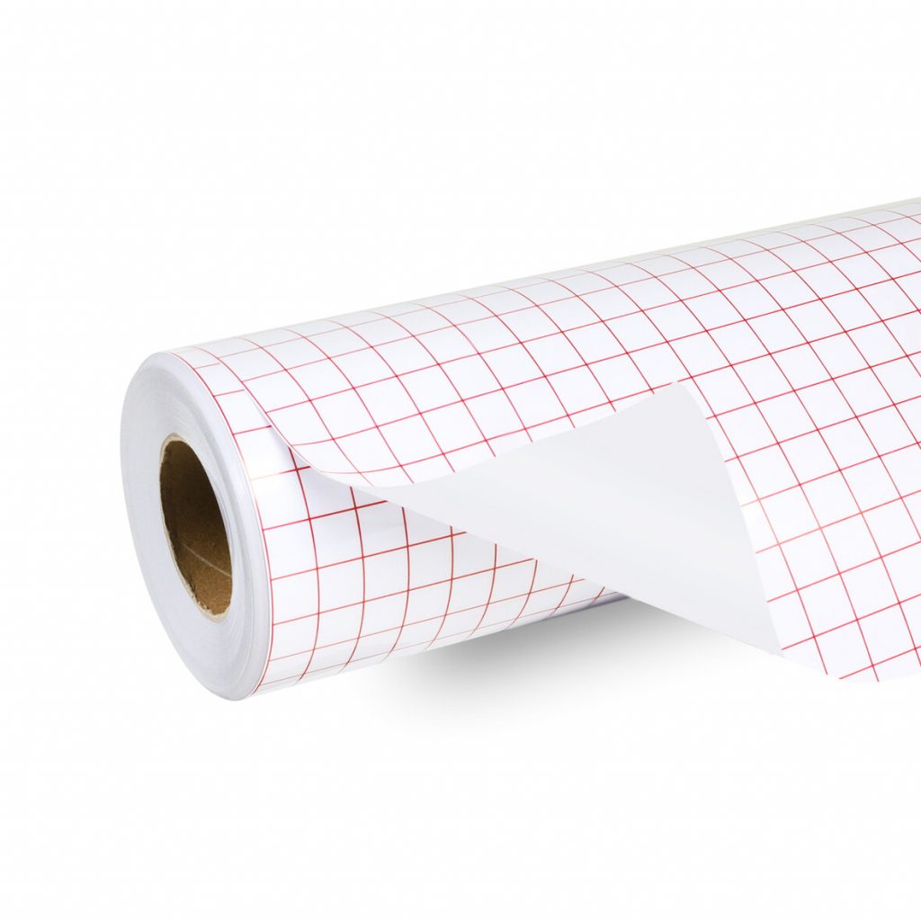 LOKLiK Grid Transfer Tape Roll 30 cm × 15 m — Red