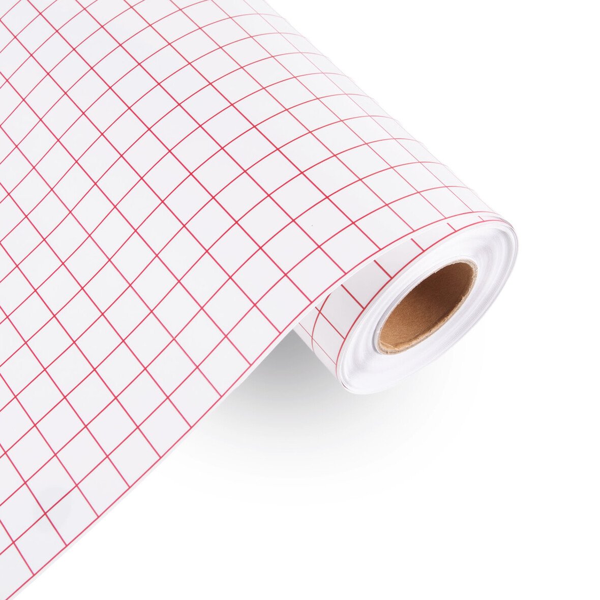 LOKLiK Rouleau Ruban de Transfert Quadrillé Rouge 30 cm × 3 m — vue principale
