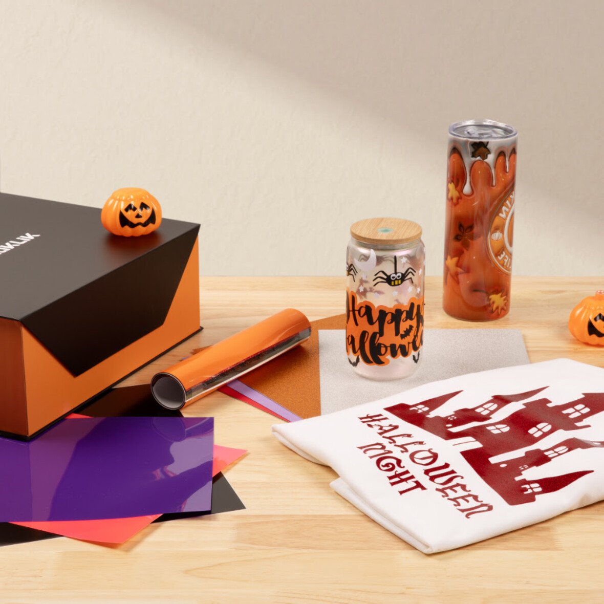 LOKLiK Halloween Box décorations papier personnalisation effrayante