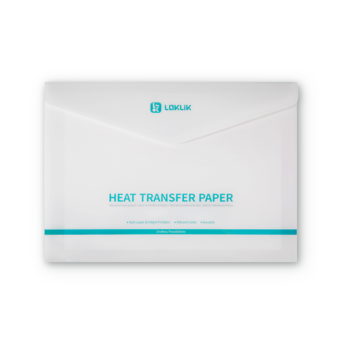 LOKLiK Papier Transfert Thermique Foncé — 8 feuilles — vue 2