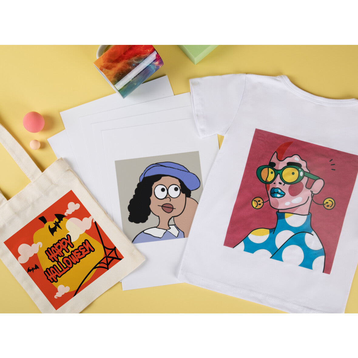 LOKLiK Papier Transfert Thermique Clair — 8 feuilles — vue 5