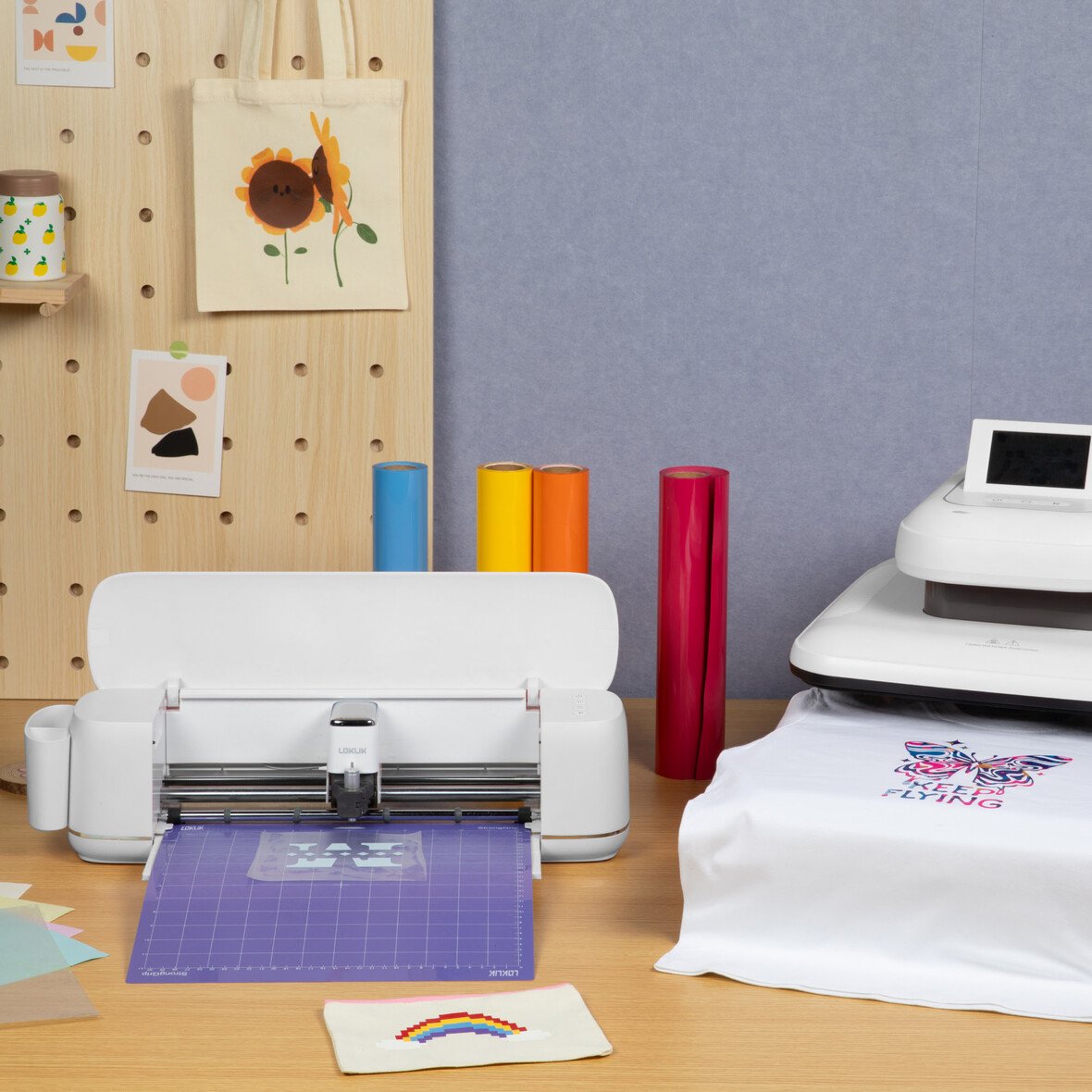 LOKLiK Flex thermocollant découpe iCraft Crafter Cricut motif en miroir