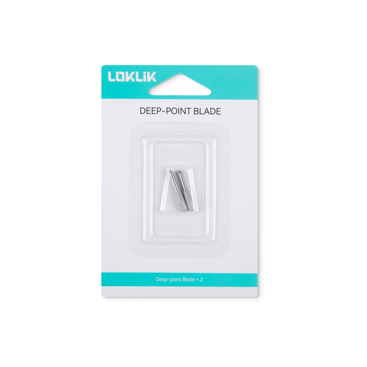 LOKLiK Lames de Découpe Pointe profonde 60° - Pack de 2